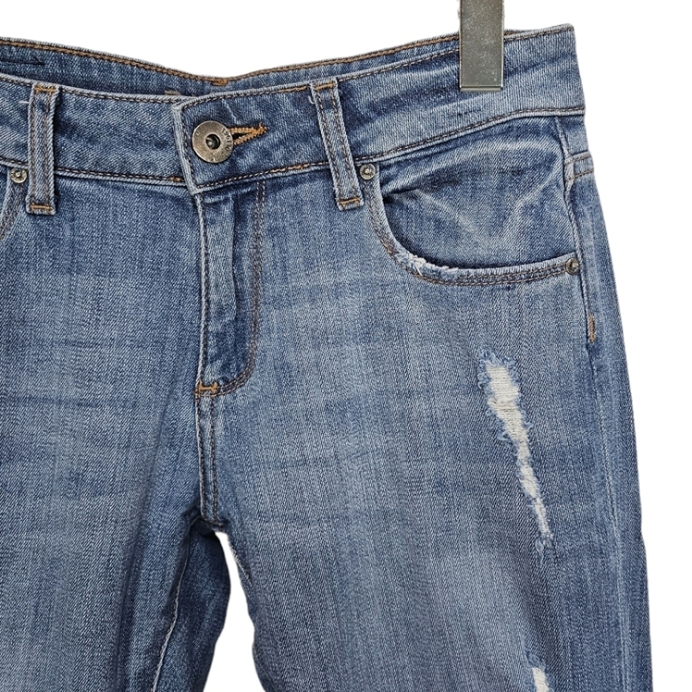 DL1961 Azalea Relaxed Skinny Distressed Denim Jeans 29" Inseam Cotton Casual 25 - Picture 7 of 14